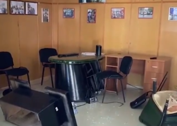 გორში „ნაციონალური მოძრაობის“ ოფისი დაარბიეს – განადგურებულია ტექნიკა და ინვენტარი