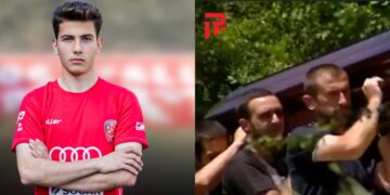 კადრები გიორგი შაქარაშვილის დაკრძალვიდან