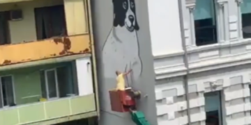 ბათუმში შენობის კედელზე „კუპატა“ დახატეს – ნახეთ ვიდეო