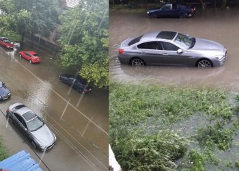 დატბორილი სახლები და წყალში მოცურავე ავტომობილები – რა ხდება ფოთში