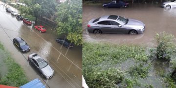 დატბორილი სახლები და წყალში მოცურავე ავტომობილები – რა ხდება ფოთში