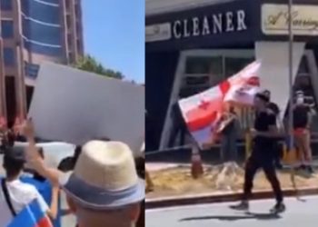 ამერიკაში, აზერბაიჯანელი და სომეხი პროტესტანტები ერთმანეთის პირისპირ აღმოჩდნენ