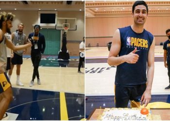 როგორ მიულოცეს თანაგუნდელებმა გოგა ბითაძეს დაბადების დღე