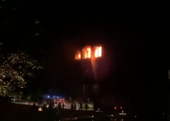 სასტუმრო „რედისონ ქოლექშენში“ ხანძარი იყო – კადრები ადგილიდან