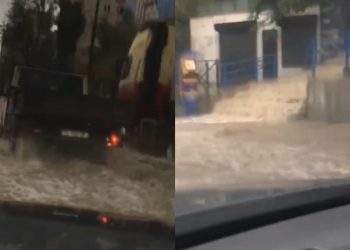 სოციალურ ქსელში ვრცელდება გლდანში გადაღებული ვიდეო ძლიერი წვიმის შემდეგ