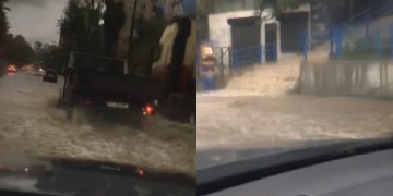 სოციალურ ქსელში ვრცელდება გლდანში გადაღებული ვიდეო ძლიერი წვიმის შემდეგ