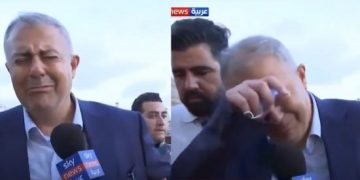 ბეირუთის გუბერნატორმა ჟურნალისტებთან საუბრისას თავი ვერ შეიკავა და ატირდა (ვიდეო)