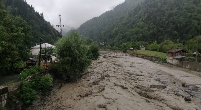 სტიქია ქვემო სვანეთში – ადიდებულმა მდინარემ ხიდები წაიღო
