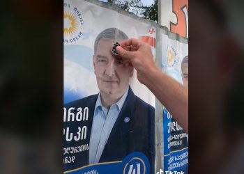 ზურაბ ჯაფარიძემ გია ვოლსკის „გირჩის“ სტიკერი მიაკრა – მაჟორიტარობის კანდიდატის სახალისო TikTok