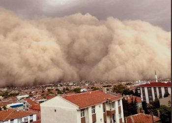 ქვიშის ქარიშხალი თურქეთის დედაქალაქში
