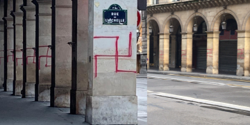 Video: ქართველმა მამაკაცმა პარიზის ცენტრში მდებარე შენობა ნაცისტური სიმბოლიკით ააჭრელა