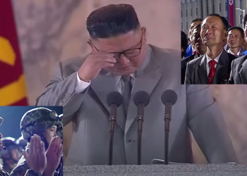 კიმ ჩენ ინი სამხედრო აღლუმზე ატირდა