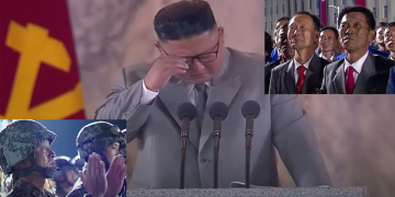 კიმ ჩენ ინი სამხედრო აღლუმზე ატირდა