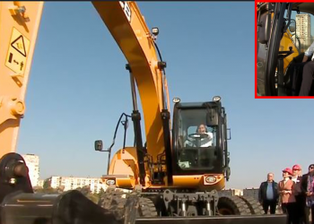 გიორგი ვაშაძემ ამომრჩევლებს ტრაქტორიდან მიმართა და არჩევნებში მონაწილეობისკენ მოუწოდა