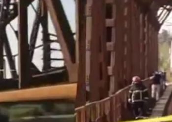 კადრები ზუგდიდიან, სადაც მატარებელი ქალს დაეჯახა