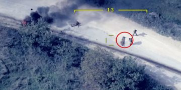 ვიდეოში ჩანს როგორ ააფეთქეს ყარაბაღის ე.წ თავდაცვის მინისტრის მანქანა