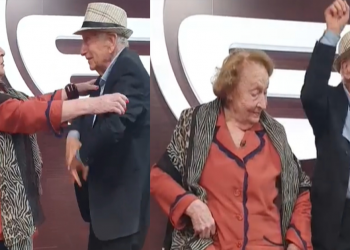 91 წლის თამარ სხირტლაძის და 88 წლის ლეო ანთაძის შესრულება