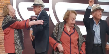 91 წლის თამარ სხირტლაძის და 88 წლის ლეო ანთაძის შესრულება