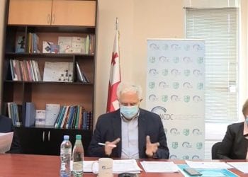 ამ წუთებში, ამირან გამყრელიძე და პაატა იმნაძე ბრიფინგს მართავენ