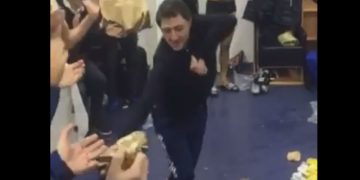 აჭარულის ცეკვა გასახდელში თასის მოგების შემდეგ – ვიდეოს აჩი არველაძე ავრცელებს