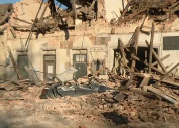 კადრები ხორვატიიდან, სადაც 6.4 მაგნიტუდის მიწისძვრა მოხდა