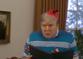 დონალდ ტრამპს არჩევნების წაგების გამო დასცინიან – „პრეზიდენტი კითხულობს წიგნს მიკერძოებულ ირმებზე“