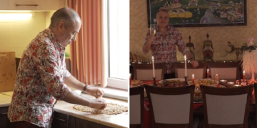 ისრაელის ელჩი გოზინაყს ამზადებს და საქართველოს ახალ წელს ულოცავს