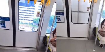 მეტრო სინგაპურში, რომელიც კორპუსებთან მიახლოებისას ფანჯრები ავტომატურად იბურება