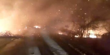 ხანძრის გამო გალის რაიონის რამდენიმე სოფელში ევაკუაცია გამოცხადდა