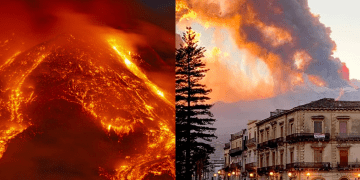 უნიკალური კადრები სიცილიიდან, სადაც ვულკანი ამოიფრქვა