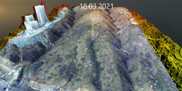 მეწყრული ბლოკის გადაადგილების ფარდობითი სიჩქარე 4-5 სმ/24 სთ – ახალი მონაცემები ვაშლიჯვირს ფერდობზე