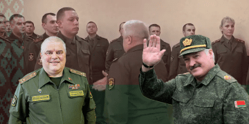 ბელარუსელმა პოლკოვნიკმა ლუკაშენკოსთან შეხვედრის შემდეგ შეუპოვრობისა და ენერგიის მუხტი ჯარისკაცებს ხელის ჩამორთმევით გადასცა