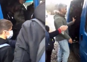 „ბავშვები ერთმანეთს ასკდებიან“ – ბავშვებით გადაჭედილი სასკოლო ტრანსპორტი