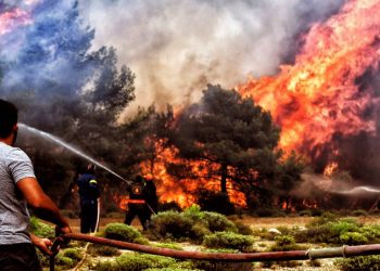 საბერძნეთში ხანძრებს ებრძვიან. დაიწვა ტყეები, სახლები, ასობით ადამიანი ევაკუირებულია