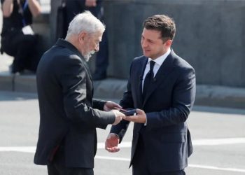 ვოლოდიმირ ზელენსკიმ ბუბა კიკაბიძე სახელმწიფო ორდენით დააჯილდოვა