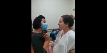 მაკა ზამბახიძე სამშობიარო ბლოკში შვილთან ერთად გალობდა