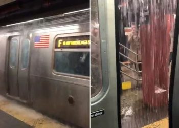 ქარიშხალ „იდას“ გამო ნიუ-იორკში მეტრო დაიტბორა