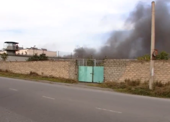 რუსთავის მე-17 ციხეში ხანძარია