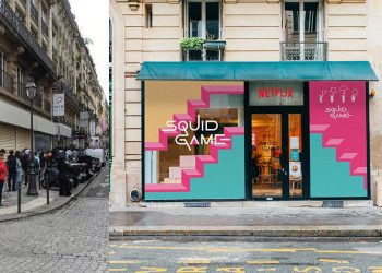 პარიზში, სენსაციად ქცეული სერიალის, SQUID GAME-ის მაღაზიის გახსნაზე ჩხუბი მოხდა