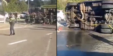 ავარია ჩაქვის გვირაბთან – ერთმანეთს 4 ავტომობილი შეეჯახა