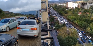 საცობები დიდ დიღომში – კადრები სოციალურ ქსელში ვრცელდება
