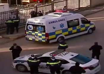 ვრცელდება მიხეილ სააკაშვილის თბილისის საქალაქო სასამართლოში გადაყვანის კადრები