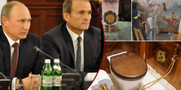 ოქროს ტუალეტი, ფერწერული ტილოების კოლექცია, ანტიკვარიატი – პუტინის ნათლიმამის, მედვედჩუკის გადამალული ქონება