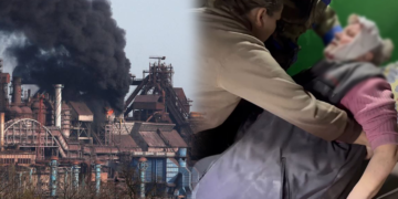 მძიმე კადრები „აზოვსტალის“ ქარხნიდან – რუსების ავიაიერიშის შედეგად მშვიდობიანი მოქალაქეები დაშავდნენ